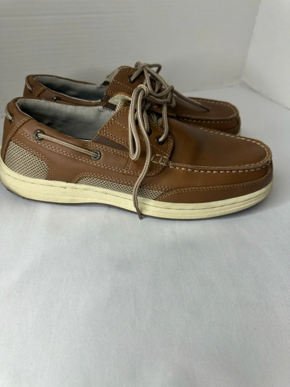 Dockers Men's BeaconTan/Brown Leather Casual Classic Boat Shoes